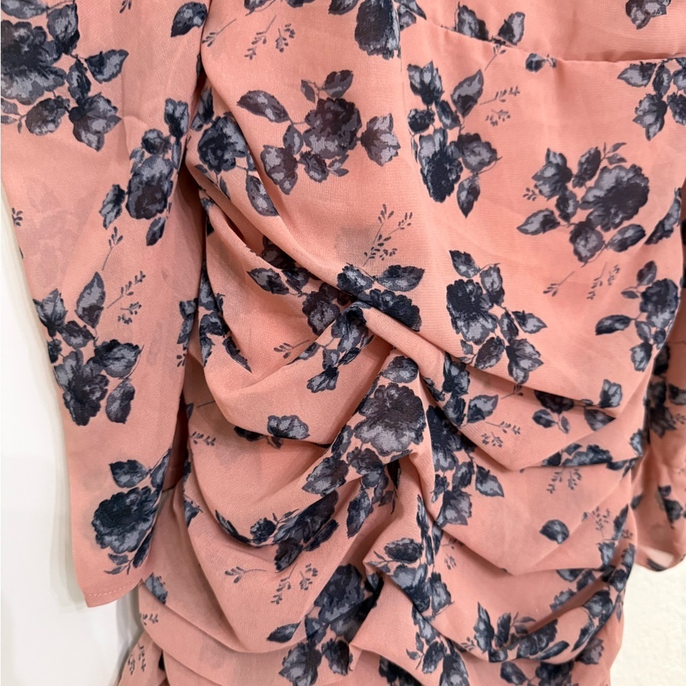Nasty Gal Pink and Black Floral Dress - Picture 8 of 8
